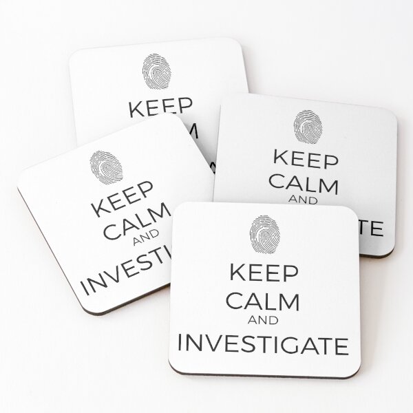 Item preview, Keep Calm and Investigate designed and sold by Robert Ropars.