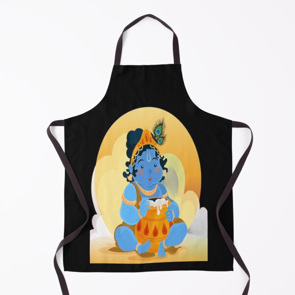 Item preview, happy Janmashtami Day indian god baby krishna eating butter sticker and T-shirt designed and sold by angel1818.