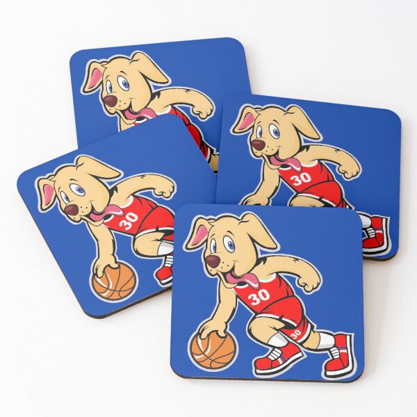 Item preview, Yellow Lab Golden Retriever Cute Dog Basketball Player designed and sold by Bloomoonish.