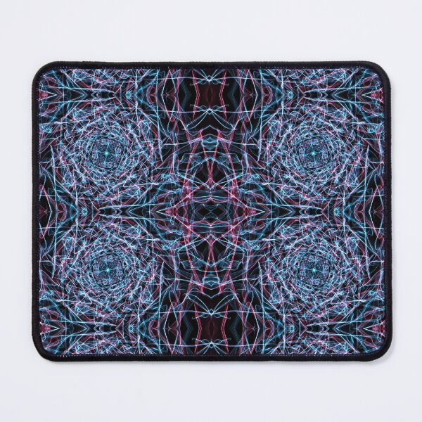 Item preview, Liquid Light Series #77 ~ Blue and Red Abstract Fractal Pattern designed and sold by Ascension Vibrations.