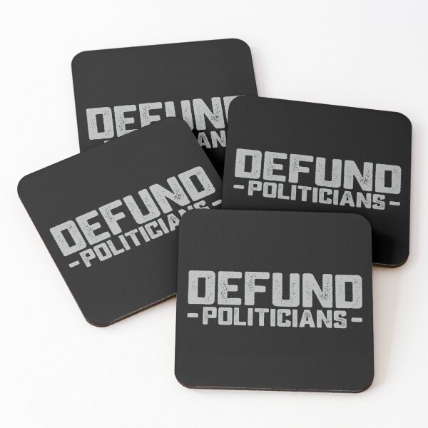 Item preview, Defund Politicians Libertarians Anti Government Political Statement designed and sold by alenaz.