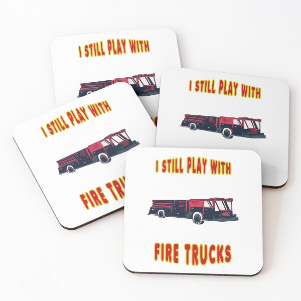 Item preview, Play with Fire Trucks - Gift Firefighter designed and sold by saulmedia.