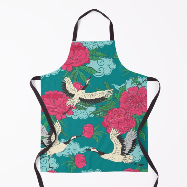 Item preview, Beautiful Japanese Cranes And Peonies designed and sold by Vector Scout Lab.