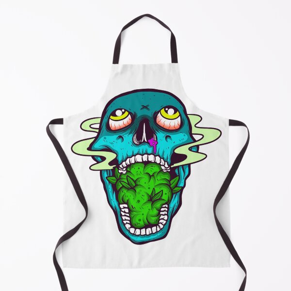 Item preview, Skull Weed Cartoon designed and sold by fariz yuhdi.