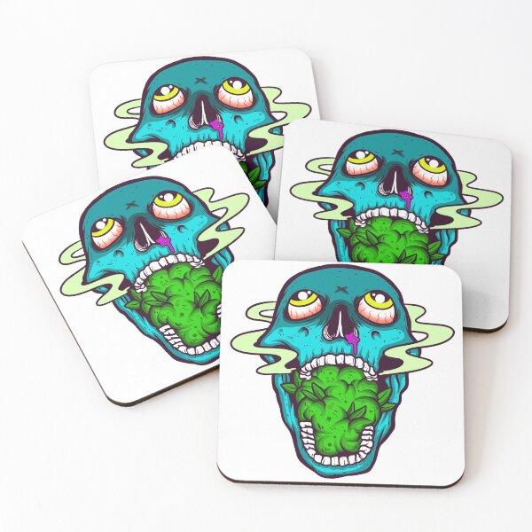 Item preview, Skull Weed Cartoon designed and sold by fariz yuhdi.