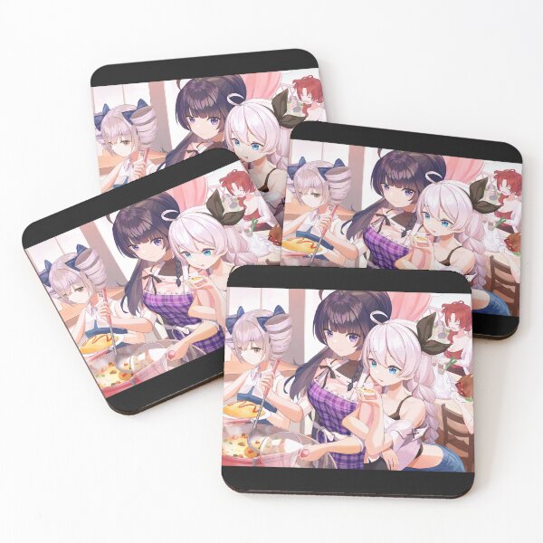 Item preview, Honkai impact cooking waifu desk mat designed and sold by maynard974b.