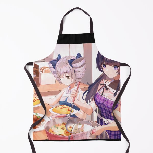 Item preview, Honkai impact cooking waifu desk mat designed and sold by maynard974b.