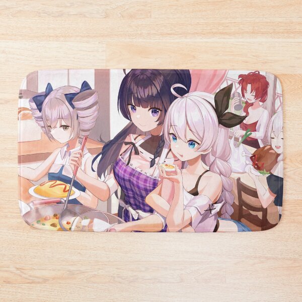 Item preview, Honkai impact cooking waifu desk mat designed and sold by maynard974b.