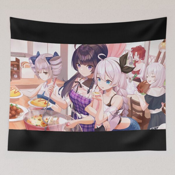 Item preview, Honkai impact cooking waifu desk mat designed and sold by maynard974b.