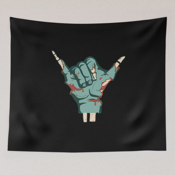 Item preview, Shaka Hand Zombie Skeleton Halloween Costume Spooky  designed and sold by alenaz.