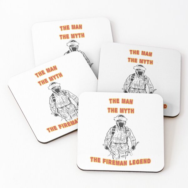 Item preview, The man The myth The Fireman legend designed and sold by saulmedia.
