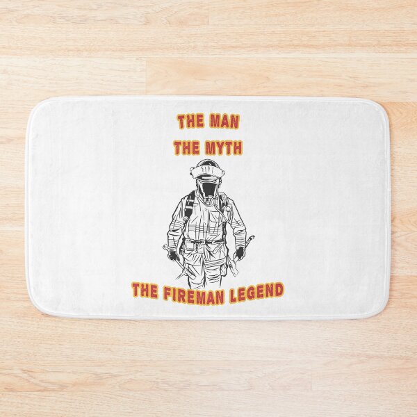 Item preview, The man The myth The Fireman legend designed and sold by saulmedia.