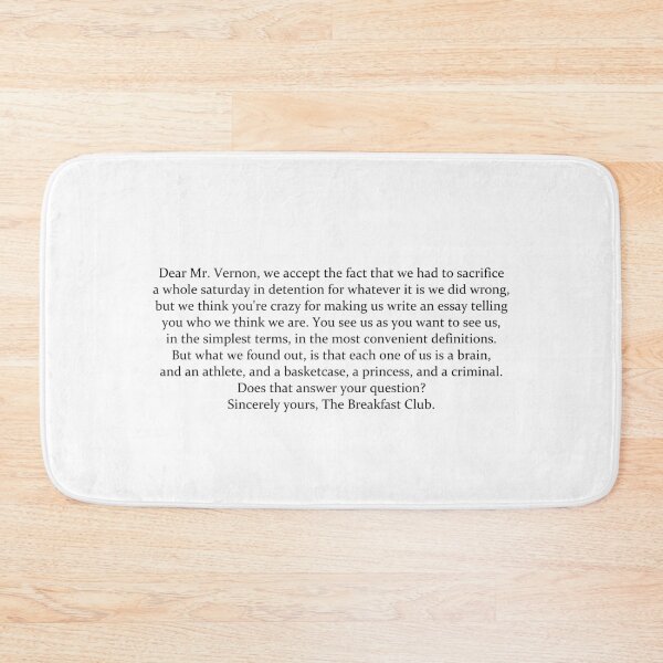 Item preview, the breakfast club final essay designed and sold by monsterdictable.