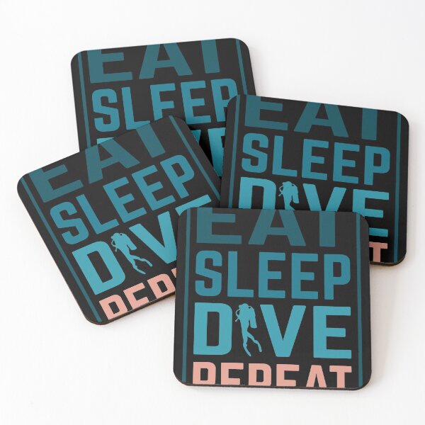 Item preview, Eat sleep dive repeat,swimming designed and sold by Dandesin.