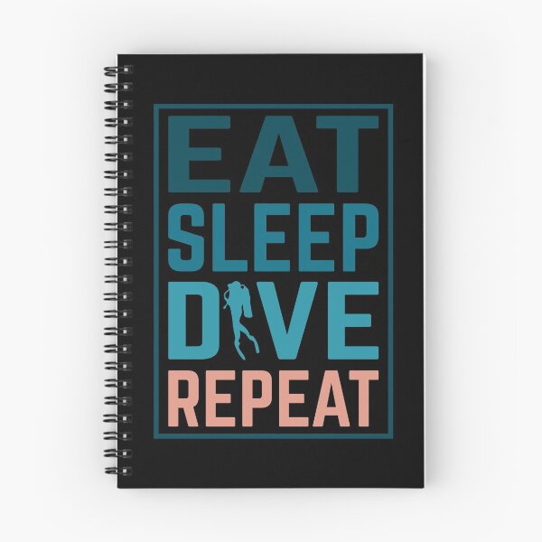 Item preview, Eat sleep dive repeat,swimming designed and sold by Dandesin.