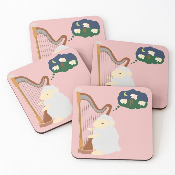 Item preview, The dozing sheep harpist designed and sold by maotal.