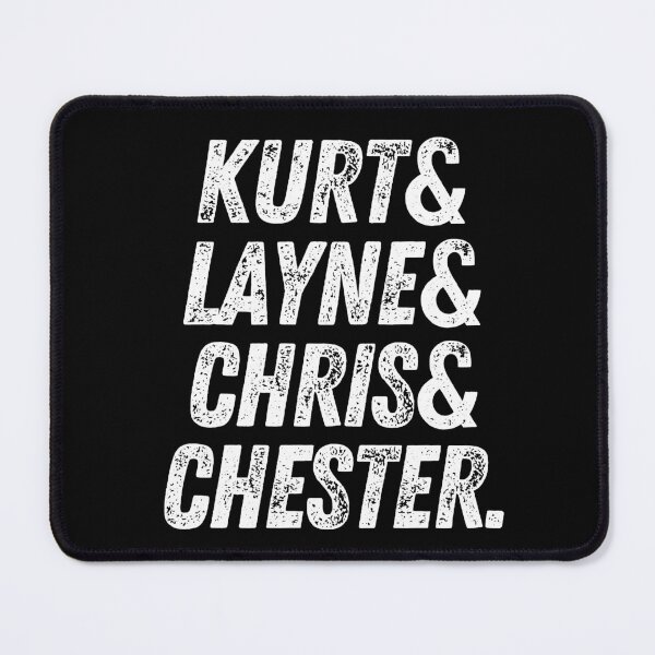 Artikelvorschau, Liste der verlorenen Legenden Kurt, Layne, Chris und Chester entworfen und verkauft von HROC.