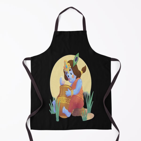 Item preview, happy Janmashtami Day indian god baby krishna eating butter sticker and T-shirt designed and sold by angel1818.