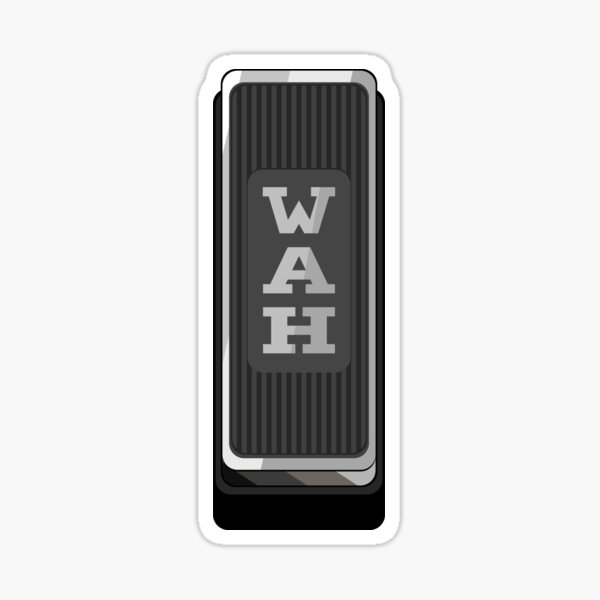 Wah Pedal Sticker
