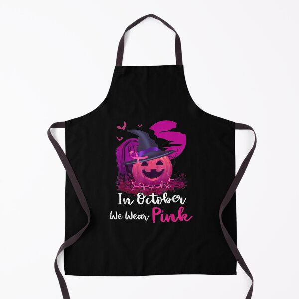 Item preview, In October We Wear Pink Pumpkin Halloween Breast Cancer designed and sold by hanesmlwn64.