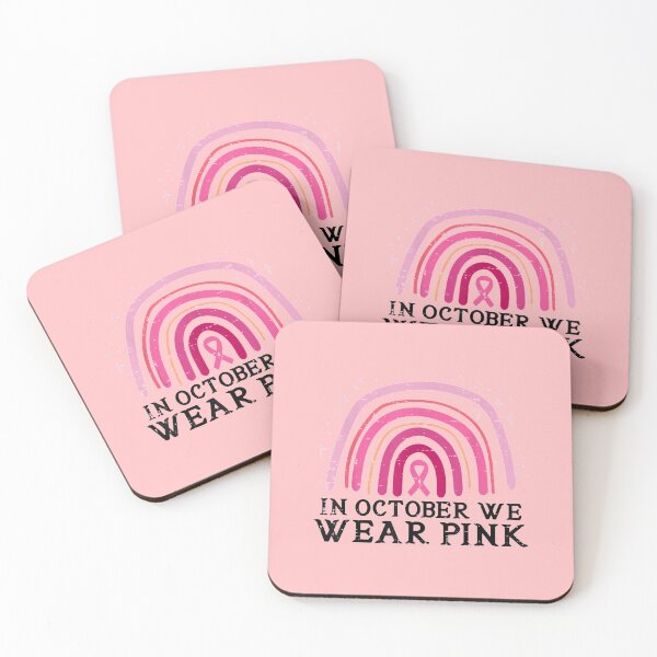 Item preview, In October We Wear Pink Rainbow Breast Cancer Awarenes designed and sold by hanesmlwn64.