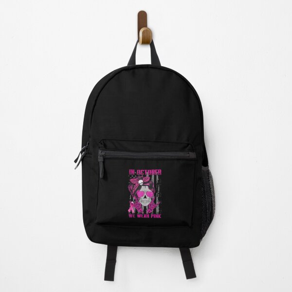Item preview, In October We Wear Pink Sugar Skull Breast Cancer USA designed and sold by hanesmlwn64.