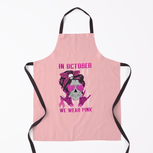 Item preview, In October We Wear Pink Sugar Skull Breast Cancer USA designed and sold by hanesmlwn64.