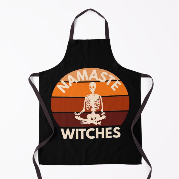 Item preview, Meditating skeleton Namaste Witches designed and sold by stickmeok.