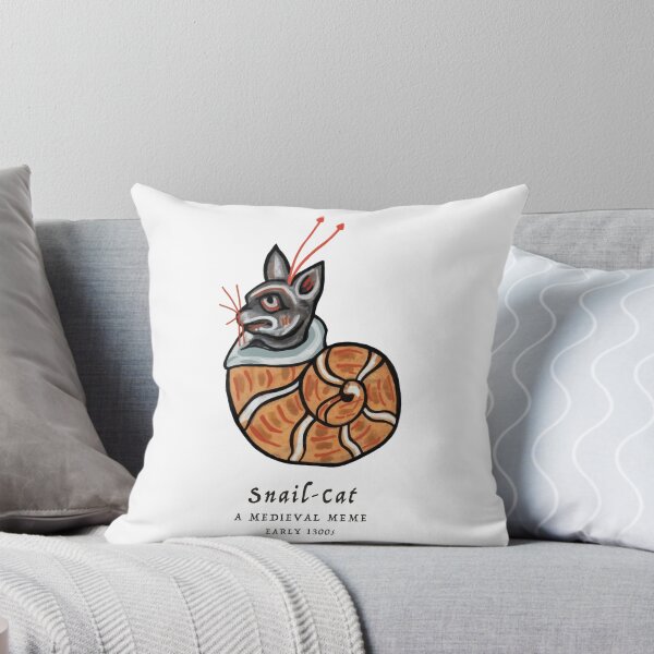 Item preview, Snail-Cat: A Medieval Meme, early 1300s designed and sold by ebrawne.