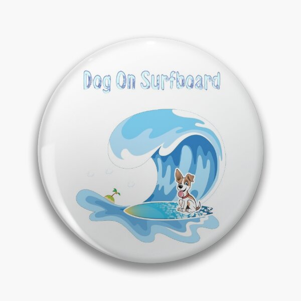 Item preview, Dog on Surfboard designed and sold by omegaplus.