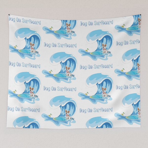 Item preview, Dog on Surfboard designed and sold by omegaplus.