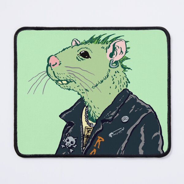 Item preview, Rat Punk™ (Vile Green) designed and sold by Trulyfunky.