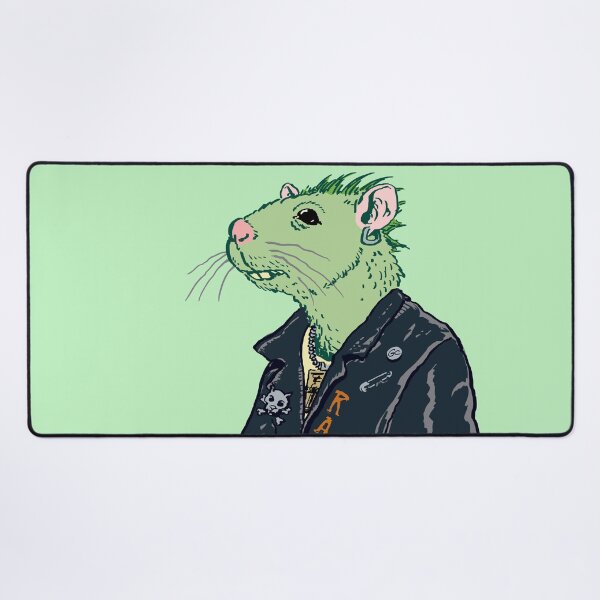 Item preview, Rat Punk™ (Vile Green) designed and sold by Trulyfunky.