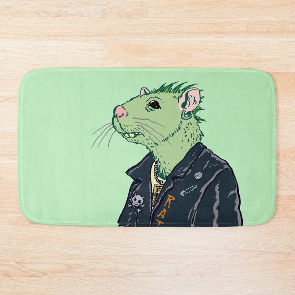 Item preview, Rat Punk™ (Vile Green) designed and sold by Trulyfunky.