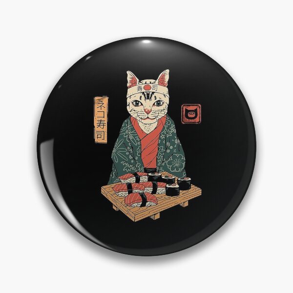 Artikelvorschau, Sushi Chef Cat entworfen und verkauft von sandrarice.