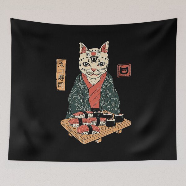 Item preview, Sushi Chef Cat  designed and sold by sandrarice.