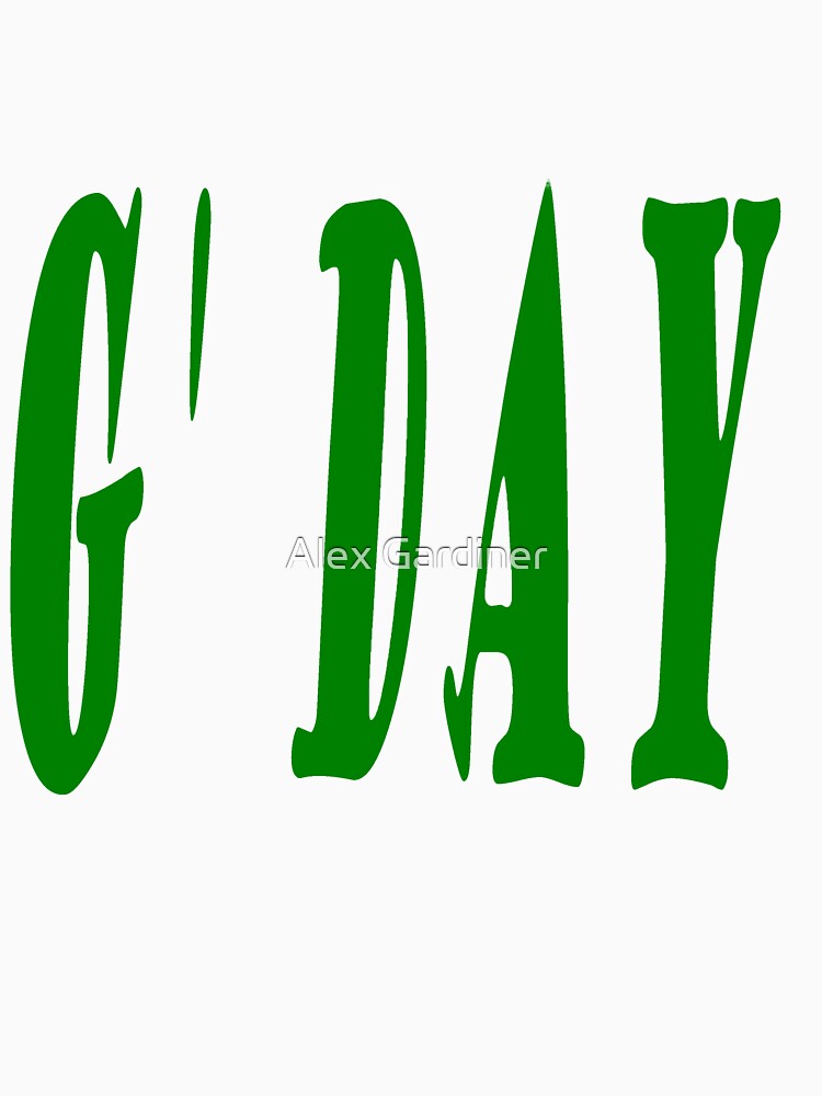 Thumbnail 7 of 7, Essential T-Shirt, G'Day designed and sold by windana1.