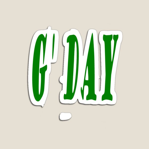 Item preview, G'Day designed and sold by Alex Gardiner.