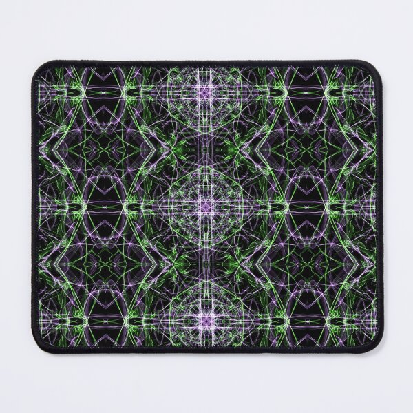 Item preview, Liquid Light Series #76 ~ Green and Purple Abstract Fractal Pattern designed and sold by Ascension Vibrations.