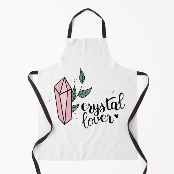 Item preview,  Pink Crystal Point Green Leaf Crystal Lover Black Hand Lettering designed and sold by ContempoCrystal.