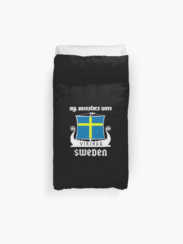 Sweden Vikings Sweden Duvet Cover By Akikovalentin Redbubble