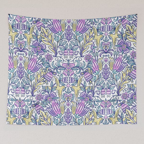 Item preview, Flower Bird Leaves Art designed and sold by Diline.