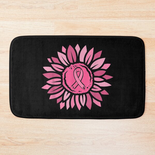 Item preview, Sunflower Pink Ribbon Breast Cancer Awareness designed and sold by hanesmlwn64.