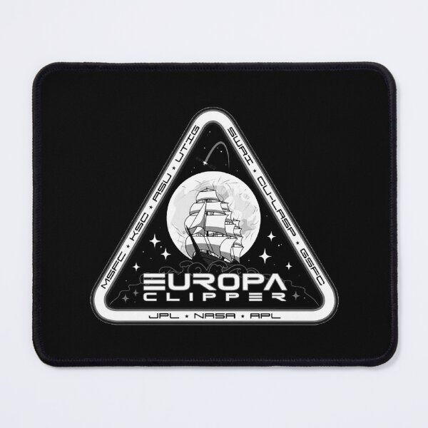Item preview, Europa Clipper mission patch - black and white designed and sold by trendistudio.