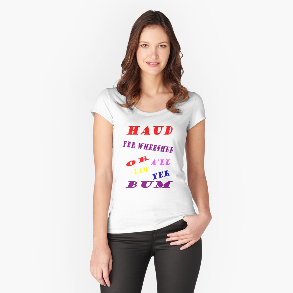 Item preview, Fitted Scoop T-Shirt designed and sold by windana1.