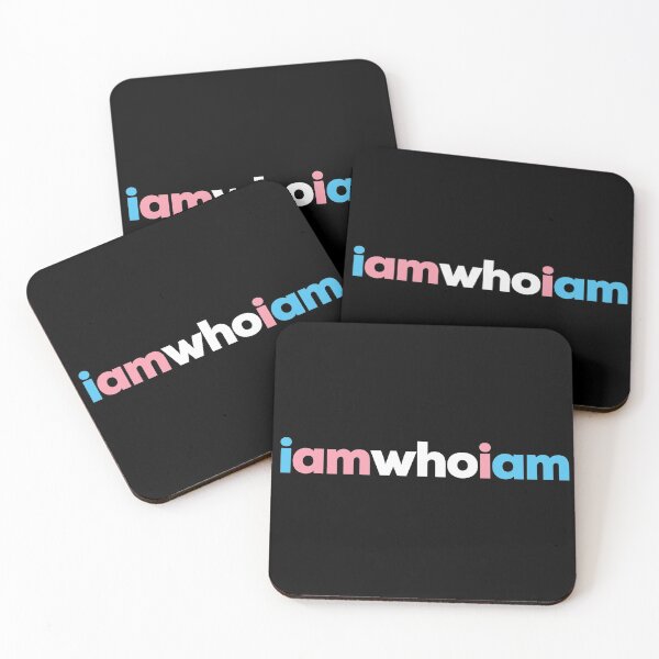 Item preview, I Am Who I Am. Transgender Pride designed and sold by Subtle Pride Shop.