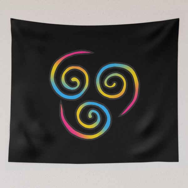 Item preview, Air Nation Pan Flag designed and sold by Fandom-Finesse.