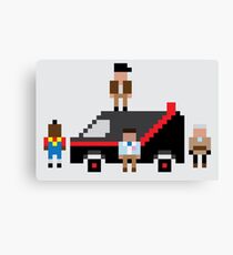 A Pixel Team Canvas Print