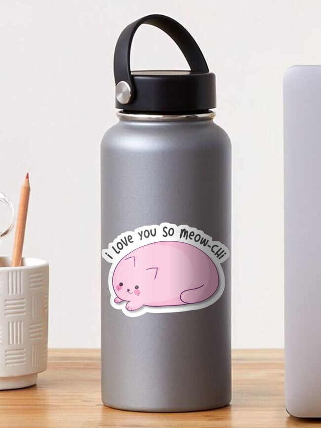 Cute Cat Water Bottle Girl Woman Lovers Hot Stainless Steel Water