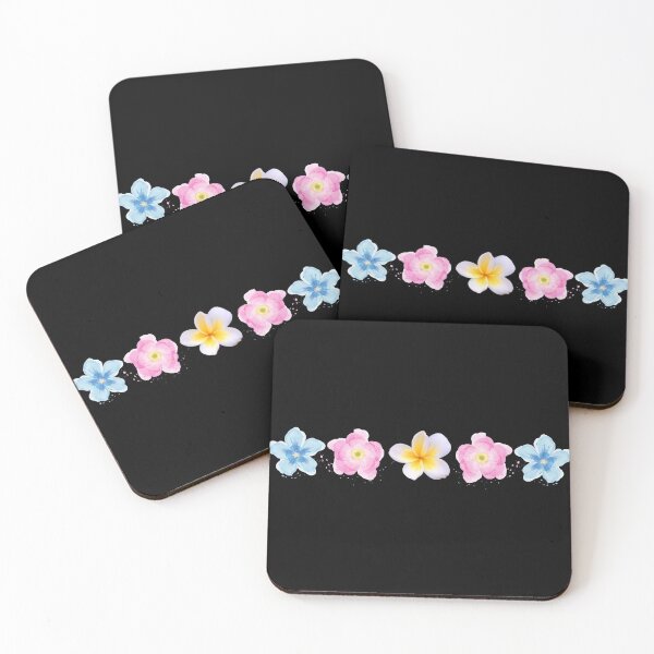 Item preview, Pastel Flowers. Transgender Pride designed and sold by Subtle Pride Shop.